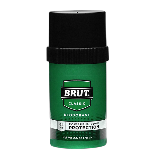 Brut Deodorant 2.25 Ounce Round Solid Classic (66ml) (6 Pack)