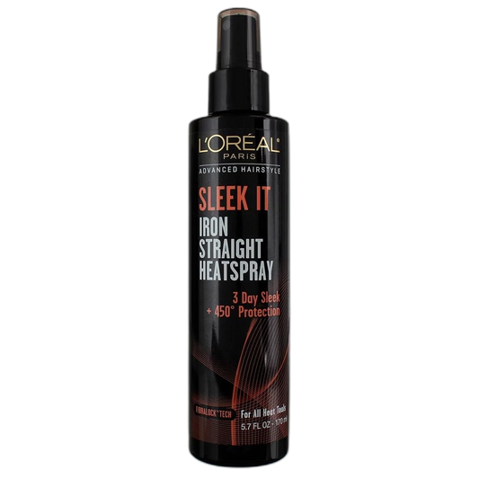 L'Oréal Paris Advanced Hairstyle SLEEK IT Iron Straight Heatspray, 5.7 fl. oz.
