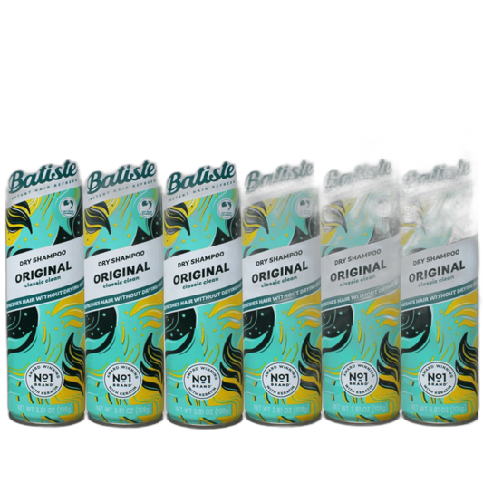 Requested/correct title: Batiste Dry Shampoo Original 200 ml (Pack of 6)