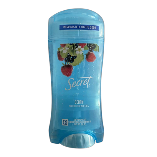 Secret Scent Anti-Perspirant Deodorant Clear Gel So Very Summerberry 2.6 oz (Pack of 6)