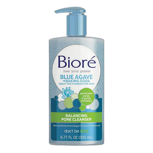 Biore Baking Soda Pore Cleanser, 6.77 Fl Oz (Pack of 2)
