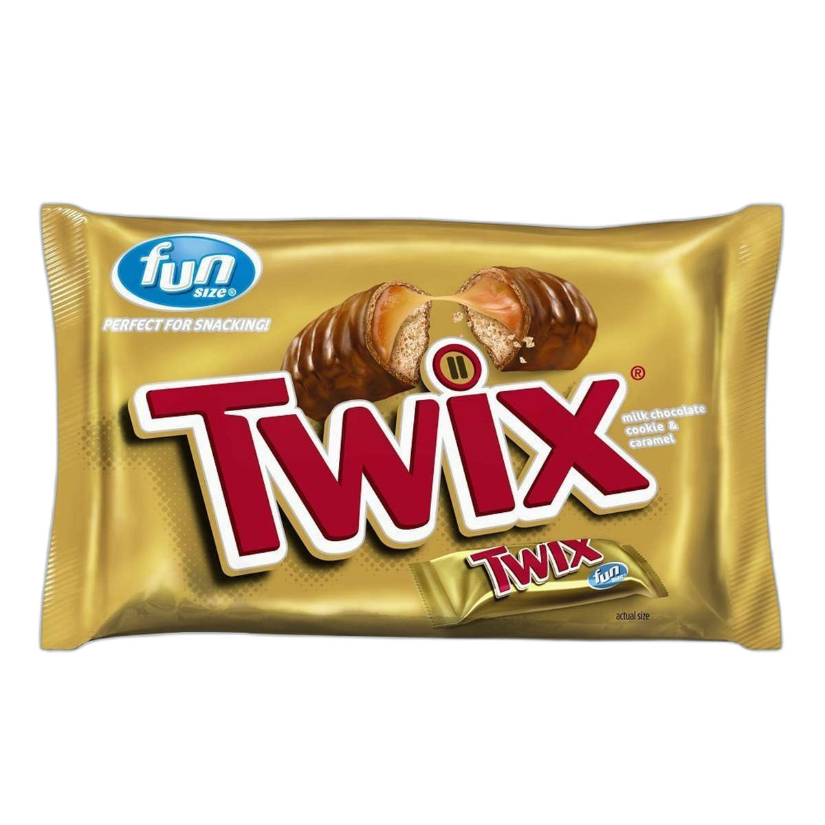 Twix Fun Size Caramel and Chocolate Cookie Bars, 10.83 Ounce