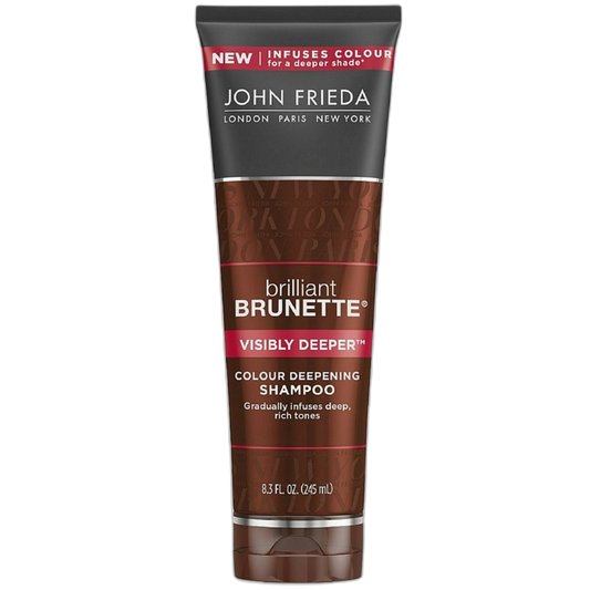 John Frieda Shampoo Brilliant Brunette Visibly Deeper 8.3 Ounce (245ml) (2 Pack)