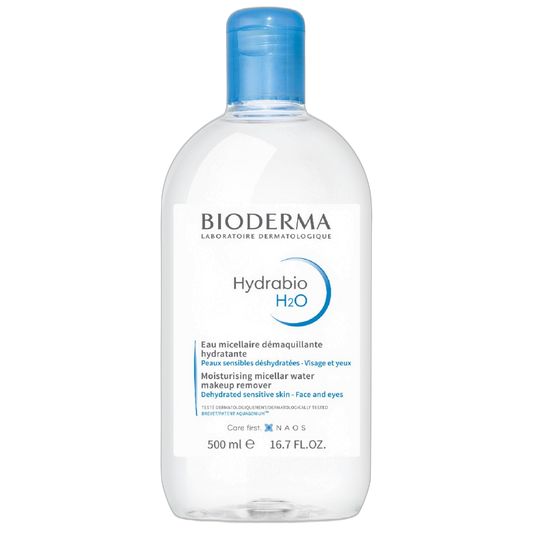 Bioderma - Hydrabio H2O - Micellar Water - Cleansing and Make-Up Removing - for Dehydrated Sensitive Skin , 16.91 Fl Oz (Pack of 1)