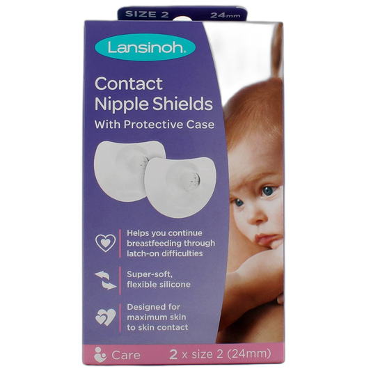 Lansinoh Contact Nipple Shields, 2 Count (3 Pack)
