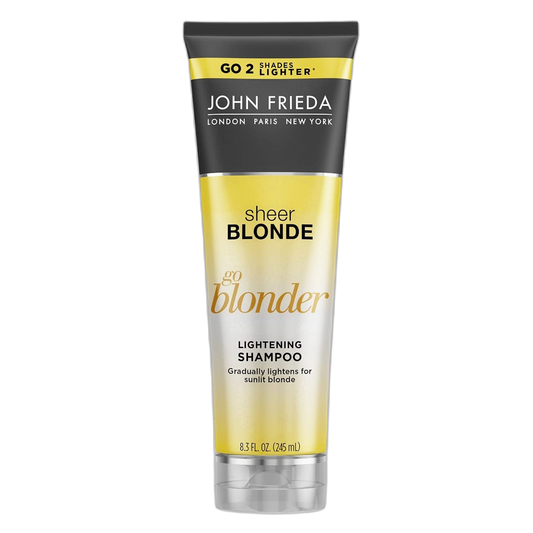 John Frieda Shampoo Sheer Blonde Go Blonder Lightening 8.3 Ounce (245ml) (2 Pack)