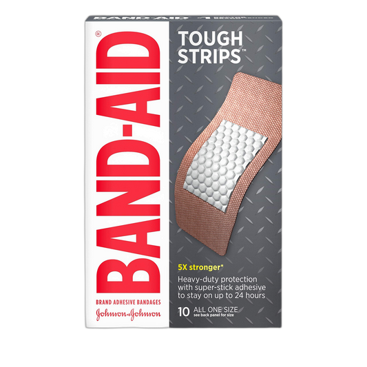 BAND-AID® Brand TOUGH STRIPS® Bandages XL, 10 Count