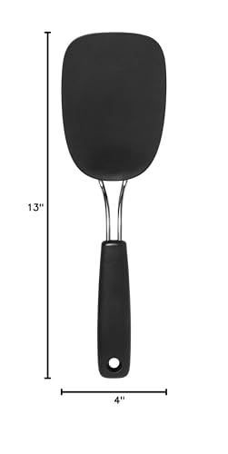 OXO Good Grips Large Nylon Flexible Turner, Black