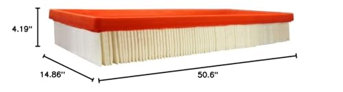 FRAM Extra Guard Flexible Rectangular Panel Engine Air Filter Replacement, Easy Install w/Advanced Engine Protection and Optimal Performance, CA6366