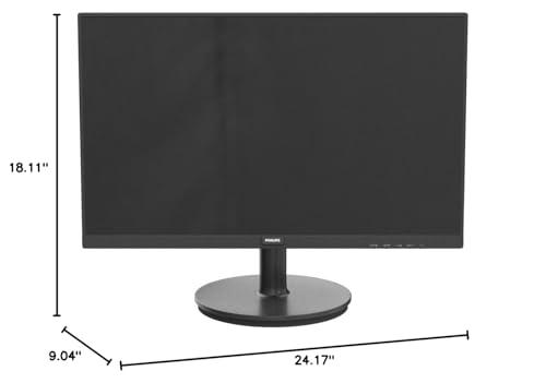 PHILIPS 27 inch Framless Full HD (1920 x 1080) 100Hz Monitor, VESA, HDMI x 1, VGA Port x1, Eye Care, 4 Year Advance Replacement Warranty, 271V8LB
