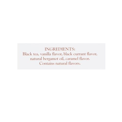 Harney & Sons Paris Black Tea – 20 Sachets | Fruity Vanilla & Caramel Blend with Hint of Lemony Bergamot