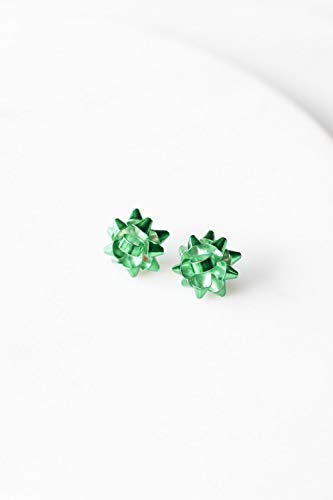 THE ROYAL STANDARD Christmas Gift Bow Stud Earrings, Christmas Jewelry,Christmas Party Earrings