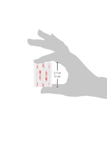 3M VHB Tape 4941, 0.75 in width x 3 in length (5 per pack) (1 Pack)