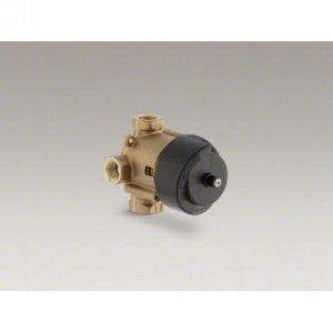 KOHLER 728-K-NA MasterShower 3/4" 2- or 3-Way Transfer Valve, Shower Valve, Single-Handle Operation, One 3/4" NPT Inlett Connection and three 1/2" NPT Outlet Conncections