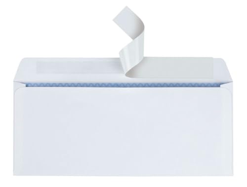 Quality Park #10 Regular Business Envelope, Security Tinted, Redi-Strip Seal, White, 30 Envelopes (69112)