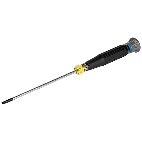 Klein Tools 85615 Mini Precision Screwdriver Set, 4-Piece Phillips and Slotted Set, Ideal for Electronics, Small Appliances, Terminal Blocks