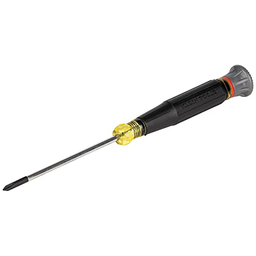 Klein Tools 85615 Mini Precision Screwdriver Set, 4-Piece Phillips and Slotted Set, Ideal for Electronics, Small Appliances, Terminal Blocks