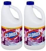 Clorox Bleach, Fresh Meadow Scent, Two 64 Ounce Bottles, 128 Ounces Total (2, 64 oz)
