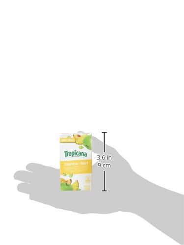 Tropicana 100% Juice Box, Tropical Fruit, 4.23 Oz, Pack of 44