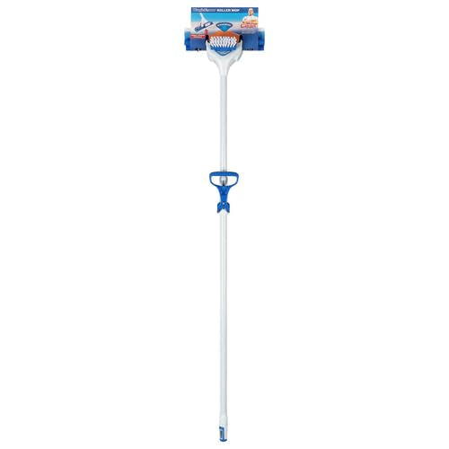 Mr. Clean Magic Eraser Roller Floor Mop, White/Blue