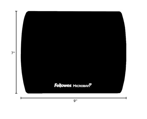 Fellowes Microban Black Ultra Thin Mouse (5908101)