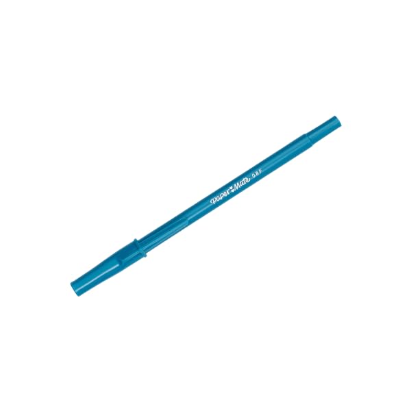 Paper Mate Write Bros Ballpoint Pens, Fine Point (0.8mm), Blue, 12 Count