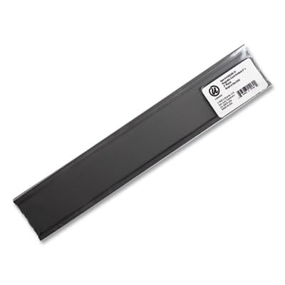 U Brands Magnetic Card Holders, 6" X 2", Black, 10 Pack