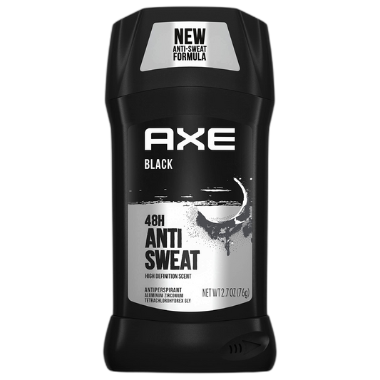 AXE Antiperspirant Stick For Men 48 Hour Sweat And Odor Protection For Long Lasting Freshness, Black Frozen Pear And Cedarwood Men's Deodorant 2.7oz