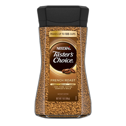 Nescafe Taster's Choice Instant Coffee, French Roast, 7 Ounce