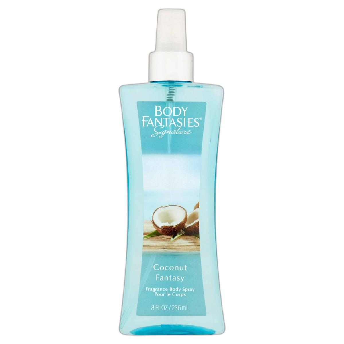 Body Fantasies Signature Coconut Fantasy by Parfums De Coeur Body Spray 8 oz for Women
