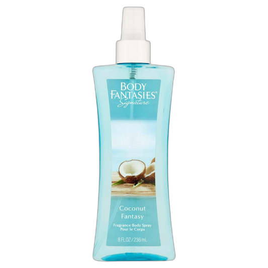 Body Fantasies Signature Coconut Fantasy by Parfums De Coeur Body Spray 8 oz for Women