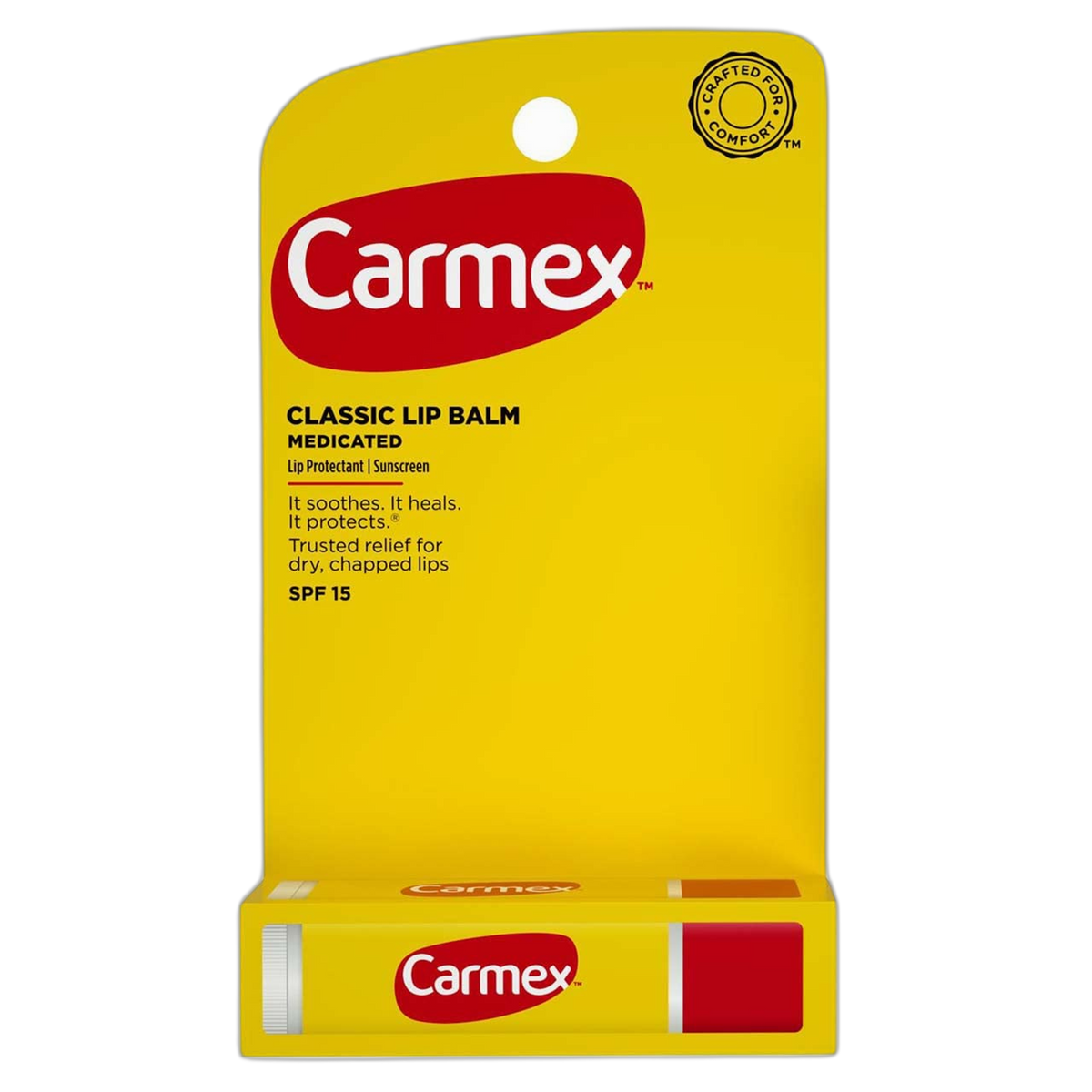 Carmex Click-Stick Moisturizing Lip Balm SPF 15 Original 0.15 oz (Pack of 5)