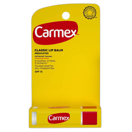 Carmex Click-Stick Moisturizing Lip Balm SPF 15 Original 0.15 oz (Pack of 5)