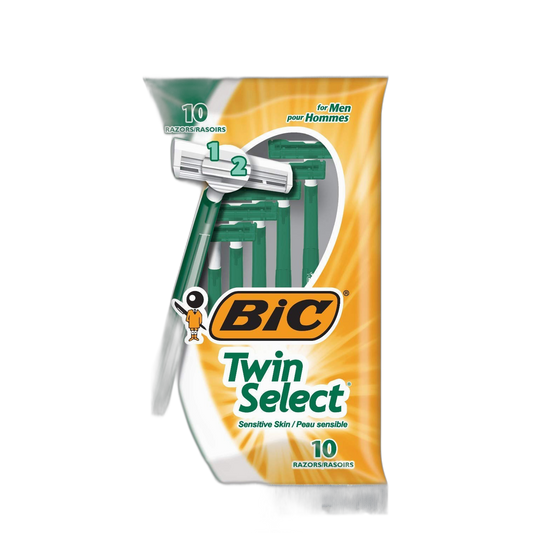 Bic Shaver Mens Twin Select Sensitive 10 Count (Pack of 2)