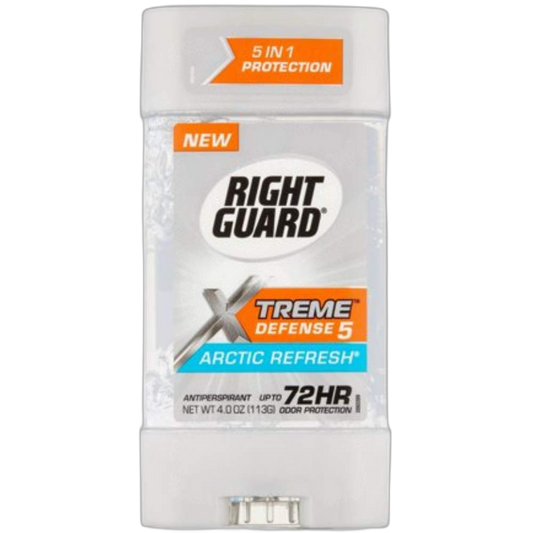 Rt Gd Xtm Gel Ap Artic Size 4z Right Guard Xtreme Clear Arctic Refresh Power Gel Antiperspirant Deodorant Pack of 7