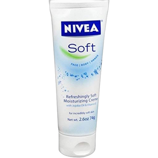 NIVEA Soft Moisturizing Creme 2.60 oz (Pack of 9)