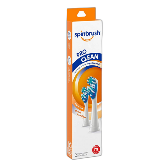 ARM & Hammer Spinbrush Pro-Clean Replacement Brush Heads, Medium 2 ea (Pack of 3)