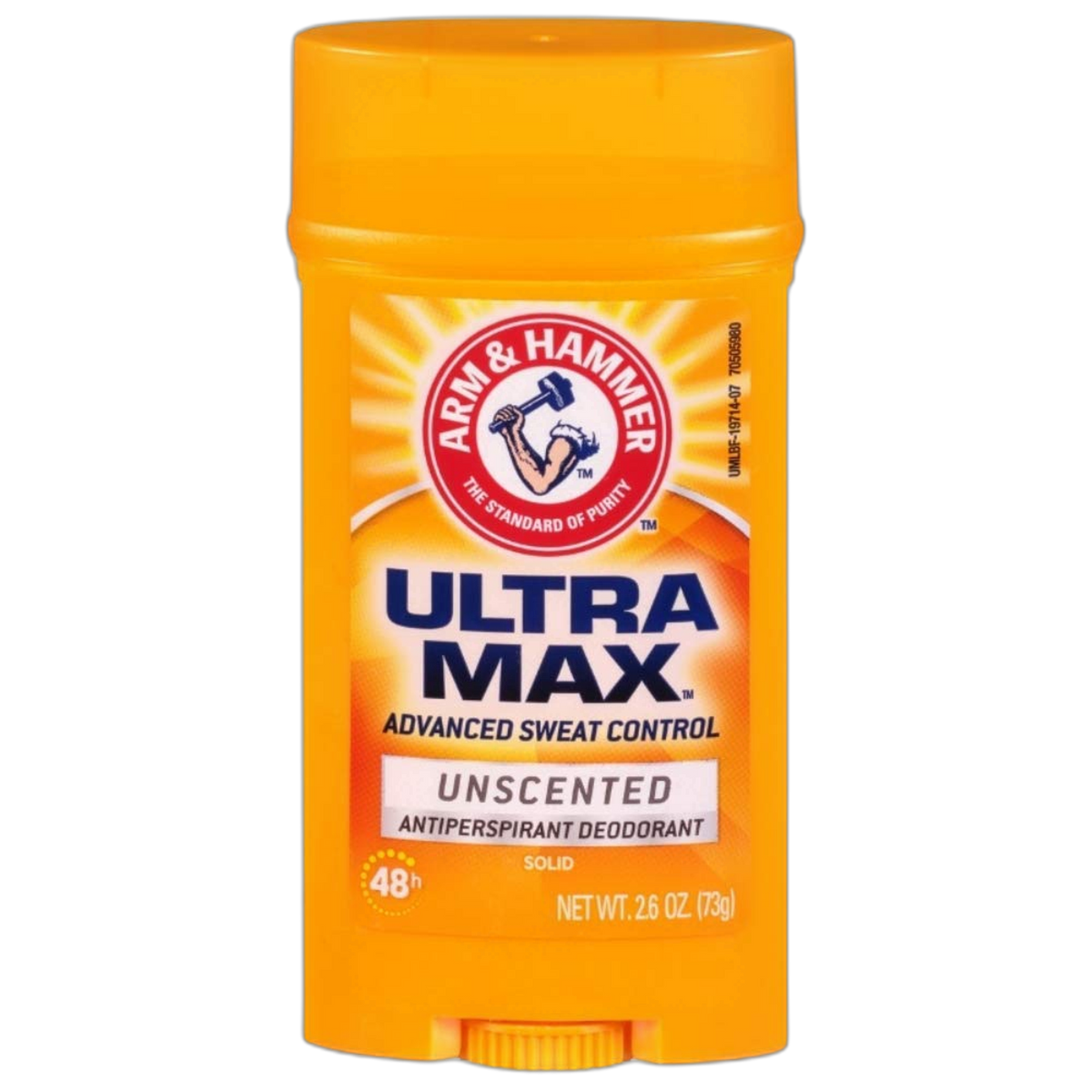 ARM & HAMMER ULTRAMAX Anti-Perspirant Deodorant Invisible Solid Unscented 2.60 oz (Pack of 5)