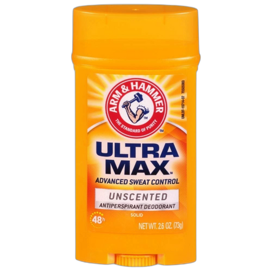 ARM & HAMMER ULTRAMAX Anti-Perspirant Deodorant Invisible Solid Unscented 2.60 oz (Pack of 5)