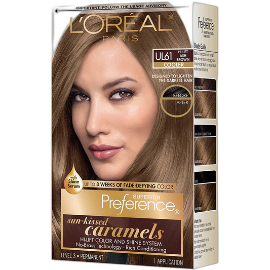 L'Oreal Superior Preference UL61 Ultra Light Ash Brown (Cooler) 1 Each (Pack of 3)