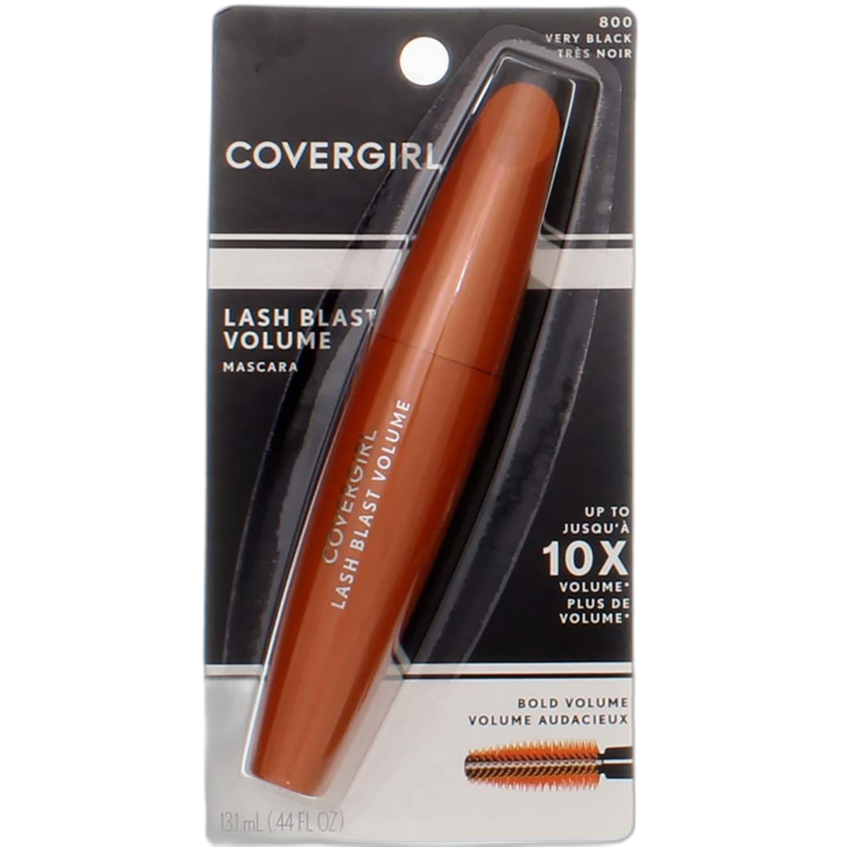 CoverGirl LashBlast Volume Mascara, Very Black [800], 0.44 oz (Pack of 5)