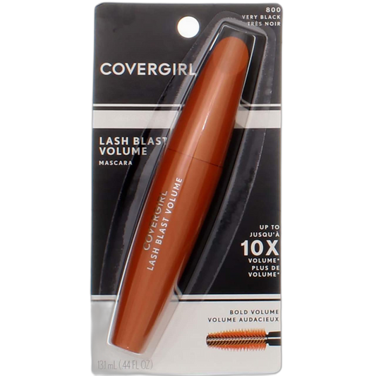 CoverGirl LashBlast Volume Mascara, Very Black [800], 0.44 oz (Pack of 5)