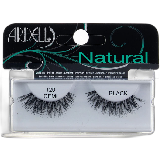 Ardell Fashion Lashes Natural Strip Lash, Black [120] 1 ea (Pack of 5)