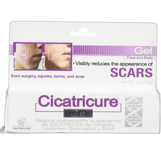 Cicatricure Face & Body Scar Diminishing Gel, 1 oz (Pack of 8)