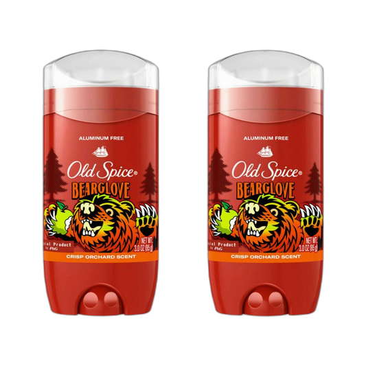 Old Spice Wild Collection Men's Deodorant, Bearglove 3 oz (Pack of 2)