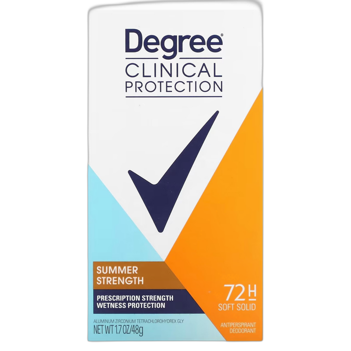 Degree Wmns Clincl Pro Su Size 1.7z Degree Womens Clinical Protection Summer Strength 1.7z (Pack of 10)