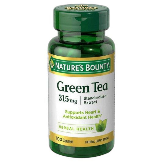 Nature's Bounty Green Tea Extract 315 mg Capsules 100 ea (Pack of 5)