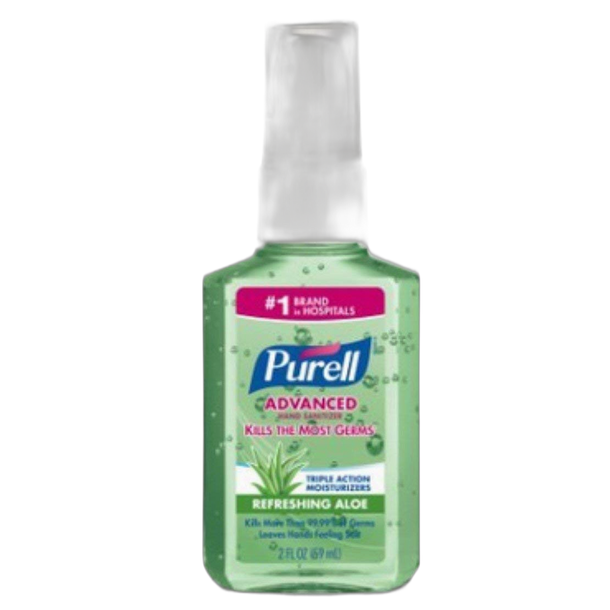 Purell Instant Hand Sanitizer With Aloe 2 oz (Pack of 3)