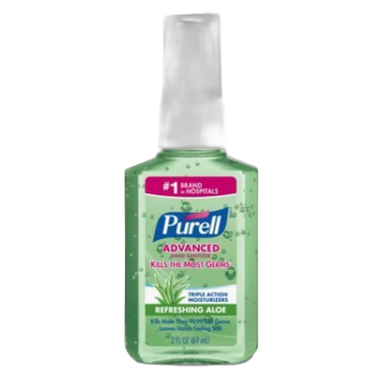 Purell Instant Hand Sanitizer With Aloe 2 oz (Pack of 3)