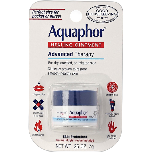 Aquaphor Healing Ointment Advanced Therapy Skin Protectant 0.25 oz (Pack of 6)
